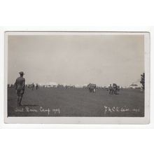 West Down Camp Salisbury Plain Wiltshire Military 1909 RP Postcard YMCA Series