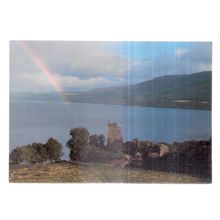 LOCH NESS by URQUHART CASTLE. unused postcard by J.Arthur Dixon PIN 25721 =