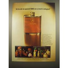 1980 Lamborghini Cologne Ad - Is it a sin to spend $180 on a men's cologne
