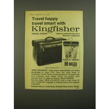 1967 Gilchrist & Fisher Kingfisher New Atlantic Travel-Pack Advertisement