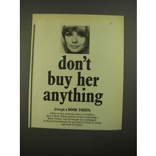 1967 Book Token Ad - Don't buy her anything (except a Book Token)