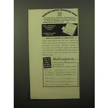1950 Crosse & Blackwell Roberts Royal Windsor Soap Ad