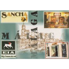 Pub Sancha 21 Malaga El Trasiago Bar Spanish Postcard