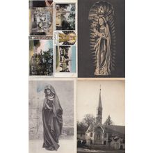 Kreis Aalen Blutenburg Maria Eich Monastry 4x German Religious Postcard s