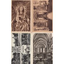Maria Thalkirchen Gnadenbild Neviges Hardenberg 4x German Religious Postcard
