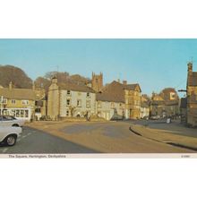 The Square Hartington Derbyshire 1970s Mint Postcard