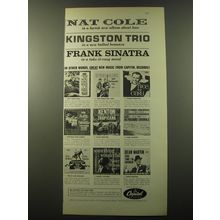 1960 Capitol Records Ad - Nat Cole in a lavish new album about love