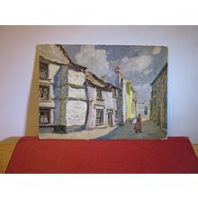 OLD VICARAGE, LOOE, CORNWALL by Herbert Truman used postcard 1957 pm =