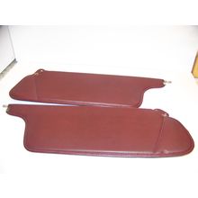 1977 DODGE ROYAL MONACO BURGUNDY SUNVISORS OEM 76 75 74 CHRYSLER PLYMOUTH