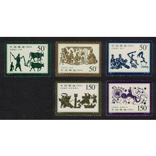 China Stone Carving 5v 1999 MNH SG#4357=4362 MI#2996=3001 Sc#2942=2947