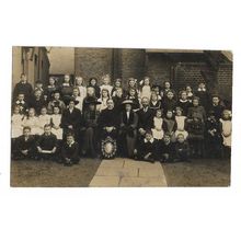 Group Photo, Social History, RP Postcard.