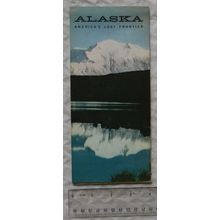 1964 map of Alaska, America's Last Frontier