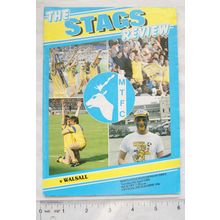 1988 programme Mansfield Town v. Walsall