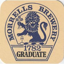 BEER MAT - MORRELLS BREWERY - 1782 GRADUATE - (Cat No 035) - (1987)