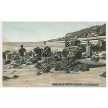 Le HAVRE Cap de la liève, pécheurs France early 20th C. RPPC Aqua Photo No. 25
