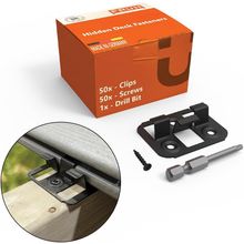 Hidden Deck Fasteners for Composite Deck Boards - 8.5Mm / 0.334" Groove Height -