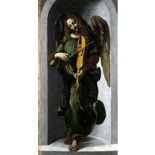 Leonardo_da_Vinci_Angel Art Gallery Poster Canvas Print Wall Decoration A0 A1 A2