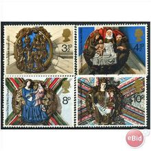 1974 Christmas Set SG966-969 Fine Used