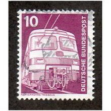 GER 1975 10pf 'TRAIN' FINE USED (EBID30-068)