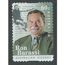 AUS 2012 60c (S/A) 'AUSTRALIAN LEGENDS- BARASSI' FINE USED (EBID38-467)