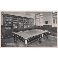 Billiard Library Room at St Nicholas School Littlehampton Sussex Postcard