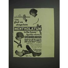 1913 Mentholatum Ointment Ad - Always Have in House