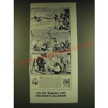 1939 Kellogg's All-Bran Cereal Ad - The Mountain Boys by Paul Webb