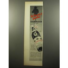 1950 Courvoisier Cognac Ad - The Brandy of Napoloeon