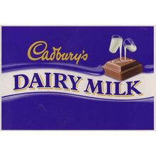 Cadburys Dairy Milk Chocolate Advertising Postcard