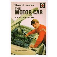 The Motor Car Mechanic Ladybird First Edition Book Postcard