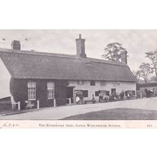 Rushbrooke Arms Pub Little Whelnetham Suffolk Bury St Edmunds Old Postcard