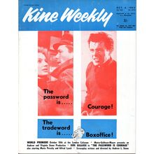 KINE WEEKLY 1962 Mutiny on the Bounty, The Longest Day UK MAGAZINE