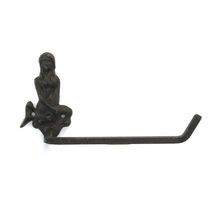 Pack Of 2] Cast Iron Mermaid Toilet Paper Holder 10""
