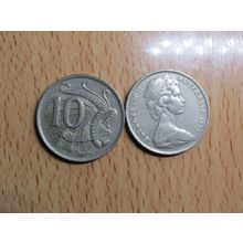 Australia 1973 10 Cents Coin