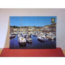 INNER HARBOUR & WHARF, MEVAGISSEY, CORNWALL unused postcard by FISA =