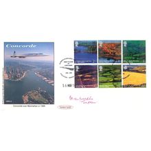 Brian Walpole Concorde Over Manhattan LTD EDN OF 1 Hand Signed FDC