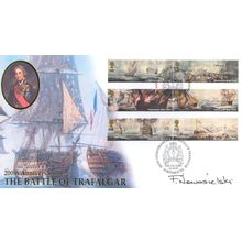 Battle Of Trafalgar 200th Anniversary Frank Nowosielski Hand Signed FDC
