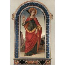 Lippi_Filippino_St_Lucy Art Gallery Poster Canvas Print Wall Decoration A0 A1 A2