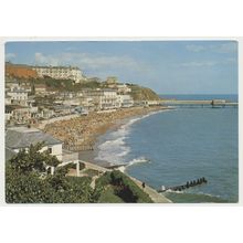 VENTNOR Beach and Pier from the West late 20th C. RPPC Dixon PIW/21555