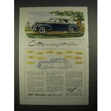 1941 Packard One-Ten Deluxe Touring Sedan Car Ad - Exciting