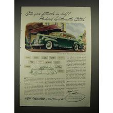 1941 Packard One-Ten Deluxe Touring Sedan Car Ad!