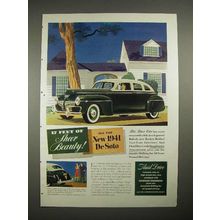 1941 DeSoto Car Ad - 17 Feet of Sheer Beauty