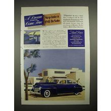 1941 DeSoto Car Ad - A Dream of Driving Come True