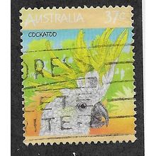 AUS 1986 37c 'AUSTRALIAN WILDLIFE -COCKATOO (1ST SERIES)' FINE USED (EBID60-004)
