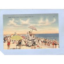 New Jersey Asbury Park Eighth Avenue Beach Scene~1707