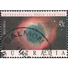 AUSTRALIA, International Space Year, black 1992, 45c, #2