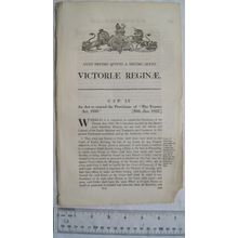 1852 Act of Parliament: extend provisions of The Trustee Act