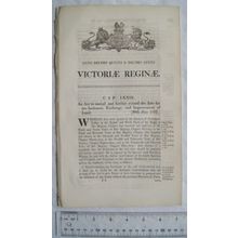 1852 Act of Parliament: Inclosure, Exchange & Improvement of Land