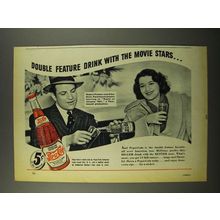 1941 Pepsi-Cola Soda Ad - Robert Preston and Ellen Drew