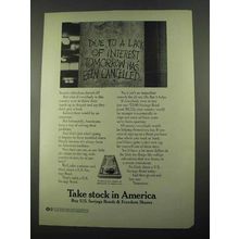 1969 U.S. Savings Bonds & Freedom Shares Ad - Tomorrow